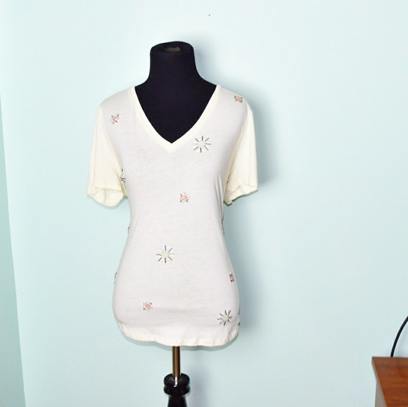 Tops - Beautiful Cream Colored Beaded Blouse